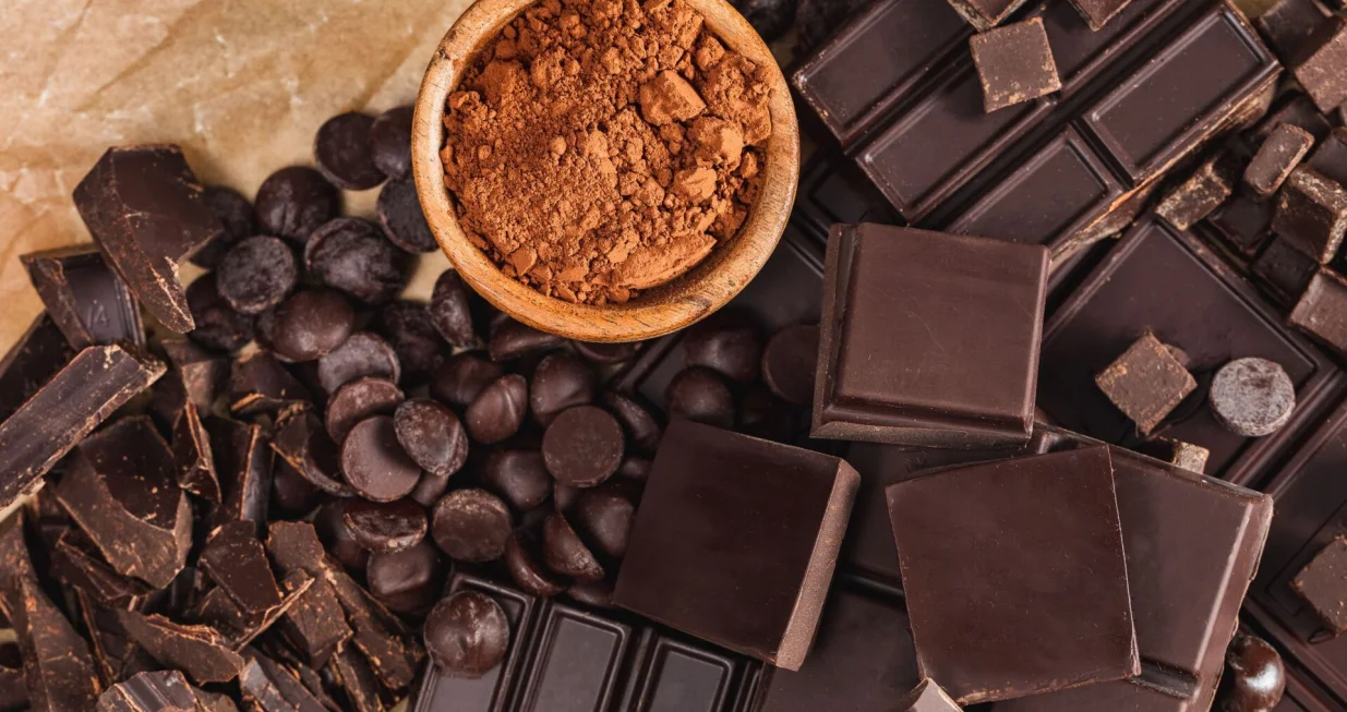 kakao čokolada ilustracija/