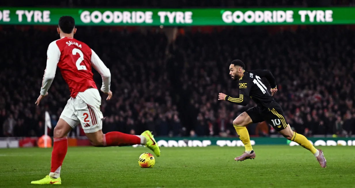 Detalj s utakmice Arsenal - Manchester United/Foto: 