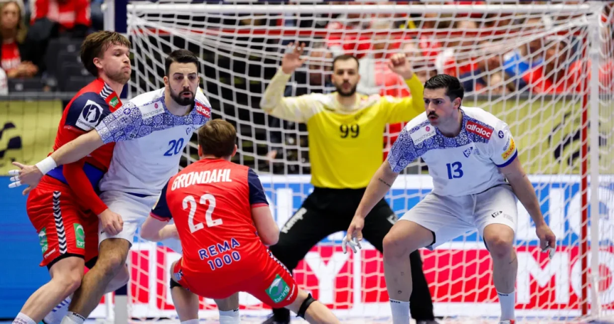 Detalj sa utakmice Norve&scaron;ka - Portugal/Foto: 