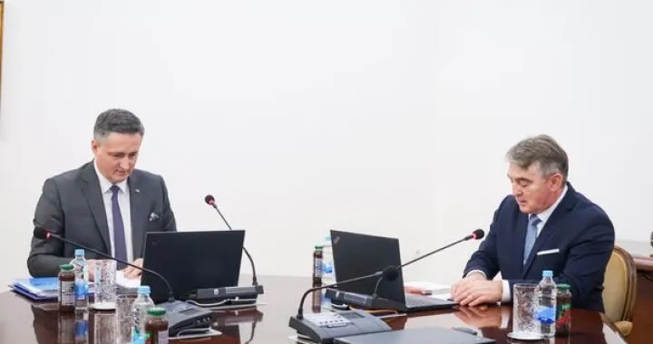 Denis Bećirović i Željko Kom&scaron;ić, Predsjedni&scaron;tvo BiH/Pbih