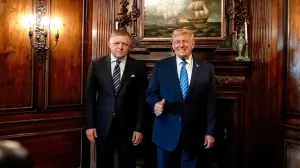 Robert Fico i Donald Trump/Lubos Bilacic