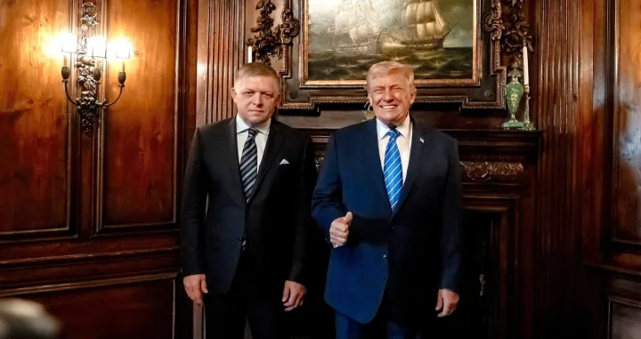 Robert Fico i Donald Trump/Lubos Bilacic
