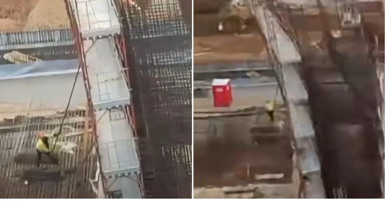 Radnik je uspio pobjeći/Screenshot/Almir Sarenkapa