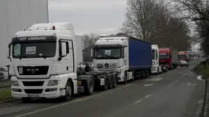 Konzorcijum Logistika BiH, prevoznici, kamiondžije, blokada, blokade, granični prelazi, granični terminali/Anadolija