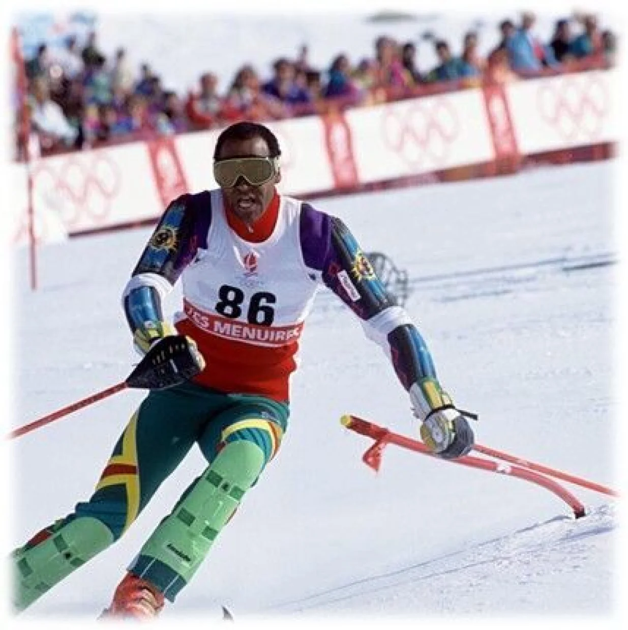 Prvi Afrikanc koji se takmičio u zimskim olimpijskim sportovima/