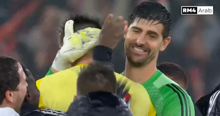 Courtois i Trubin u zagrljaju nakon utakmice (FOTO: Screenshot/X)/Foto: 