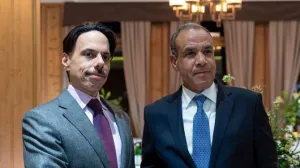 Princ Faisal bin Farhan sa svojim egipatskim kolegom Badrom Abdelattyjem u Davosu/Saudijsko Ministarstvo Vanjskih Poslova