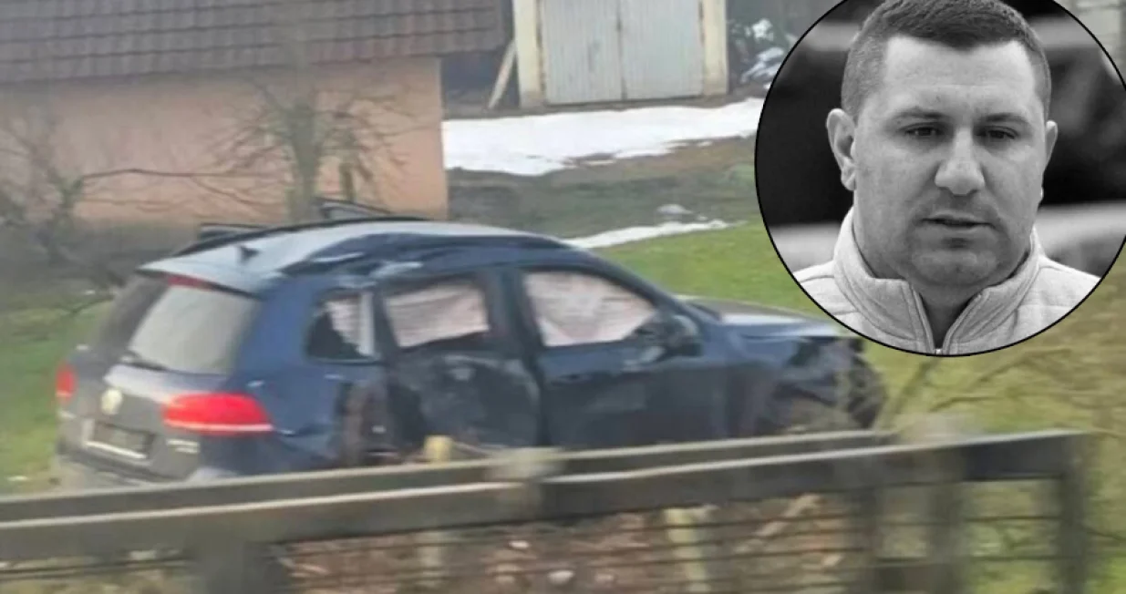 Touareg nakon nesreće u kojoj je poginuo Alen Majdančić/Screenshot