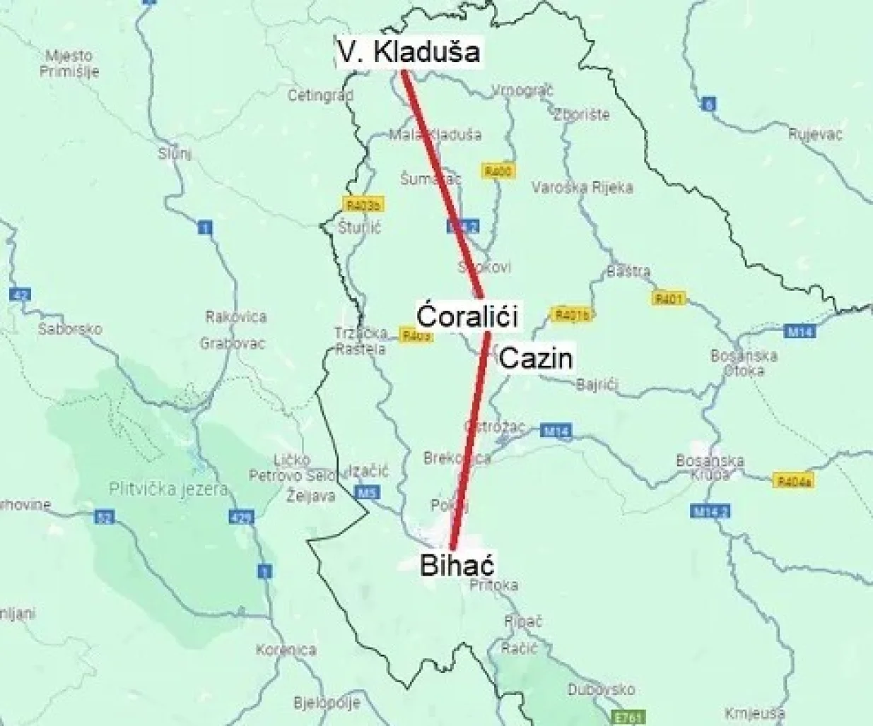 Brza cesta Bihać, Cazin i Velika Kladu&scaron;a/Biznisinfo.ba