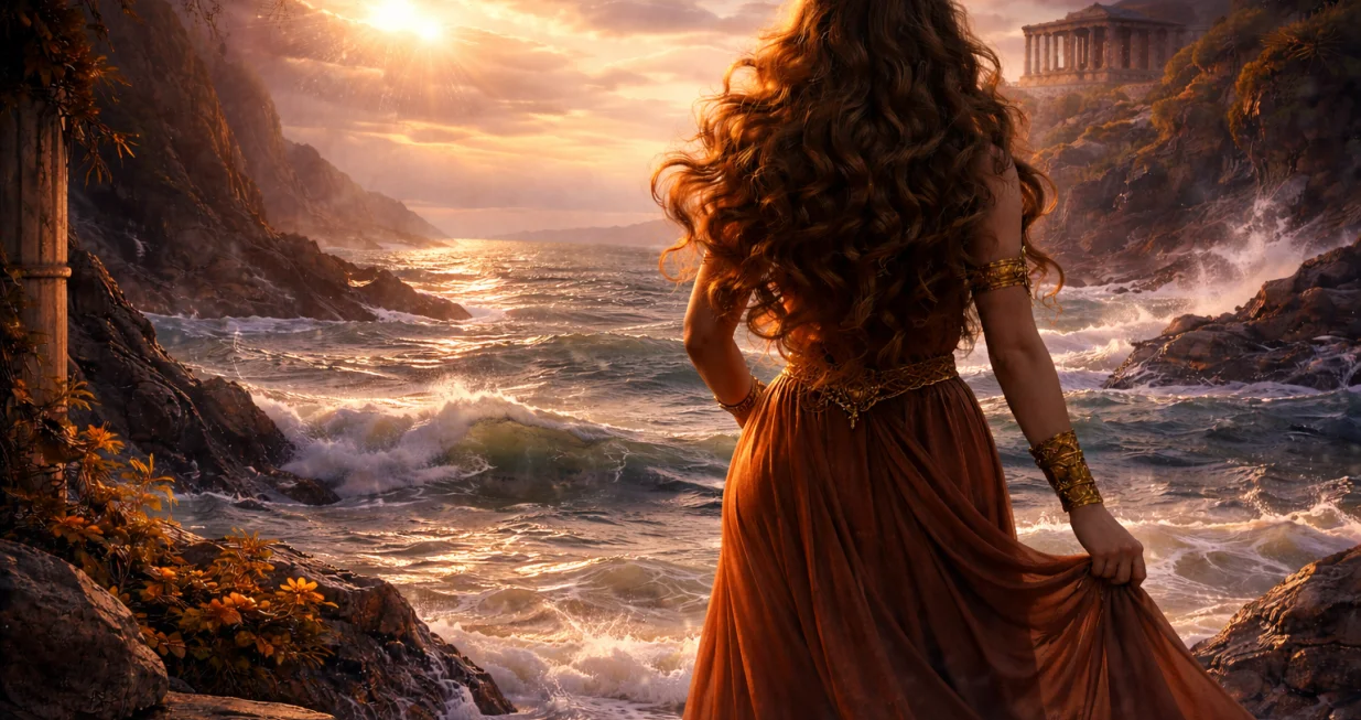 kirka, mitologija, antika, grčka, otok, fantastika, fantazija/