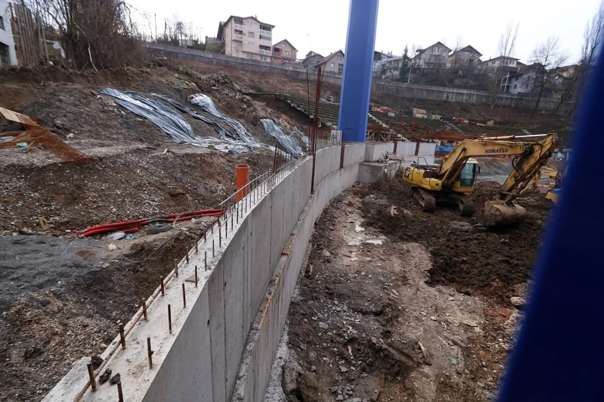 Rekonstrukcija južne tribine/Foto: 