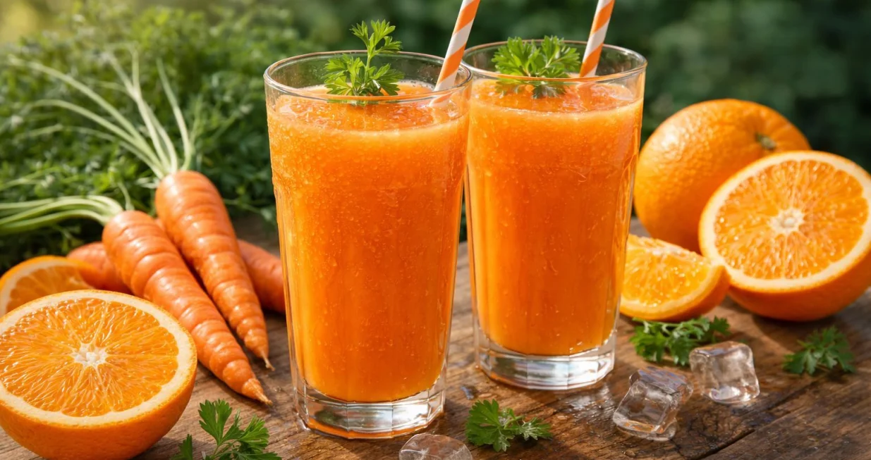 Sok od narandže i mrkve/Ilustracija