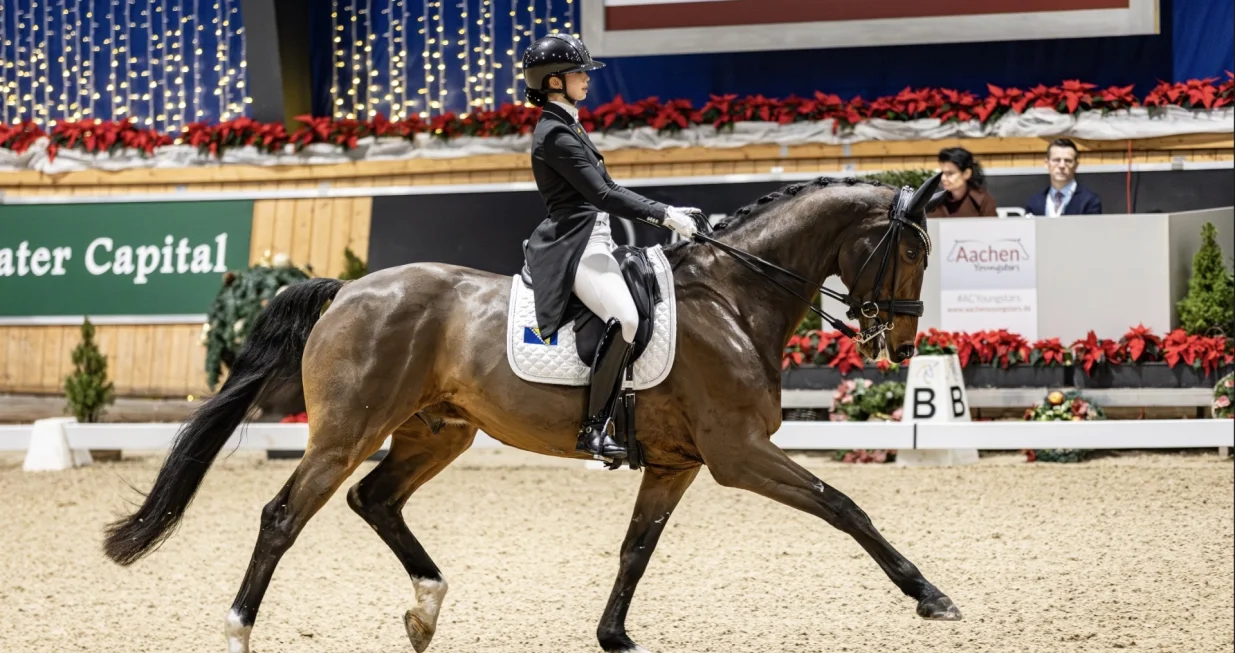 Ema Emina Nefić, mlada dresurna jahačica/