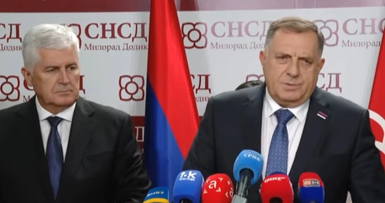 Dodik vrijeđao Bo&scaron;njake nakon sastanka sa Čovićem/Screenshot/