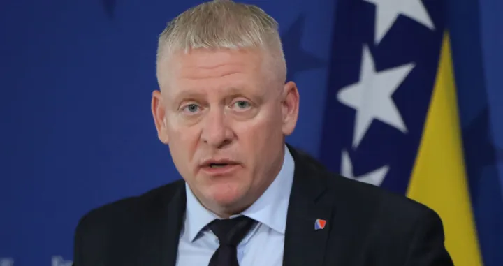 Pres-konferencija predsjedavajućeg i zamjenika predsjedavajućeg Kluba poslanika Demokratske fronte u Predstavničkom domu Parlamentarne skup&scaron;tine BiH/Senad Gubelić