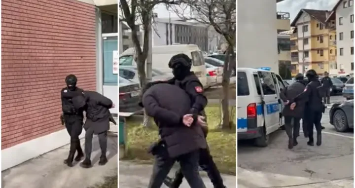 Privođenje osumnjičenog/Printscreen/Facebook//