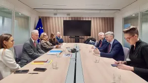 Edin Forto, Bruxelles, sastanak, EU zvaničnici/