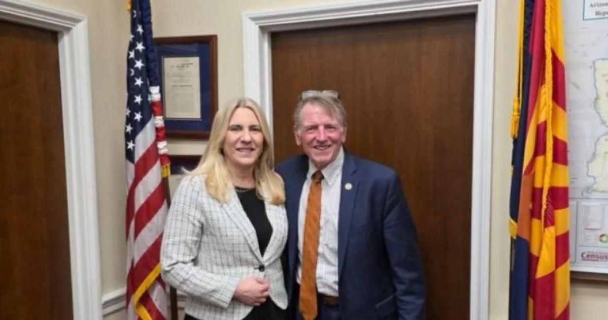 Željka Cvijanović i američki kongresmen Paul Gosar/X