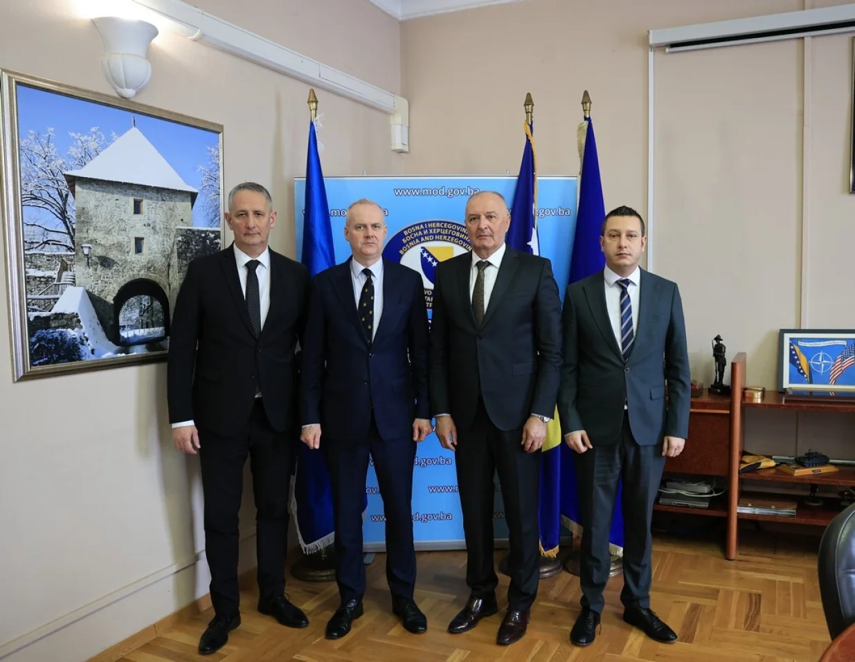 Zukan Helez ugostio Borisa Rugea, sastanku prisustvovali i Slaven Galić i Aleksandar Goganović//