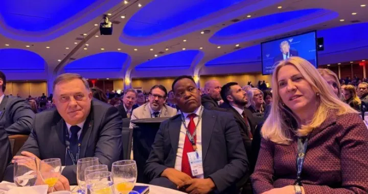 Milorad Dodik i Željka Cvijanović, Molitveni doručaj, Washington/Rtrs