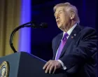 U.S. President Donald Trump speaks during the National Prayer Breakfast in Washington, D.C., U.S., February 5, 2026. REUTERS/Al Drago/Al Drago