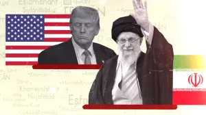 Vizual za kolumnu Milana blagojevića, Donald Trump, napad na iran/Benjamin Krnić
