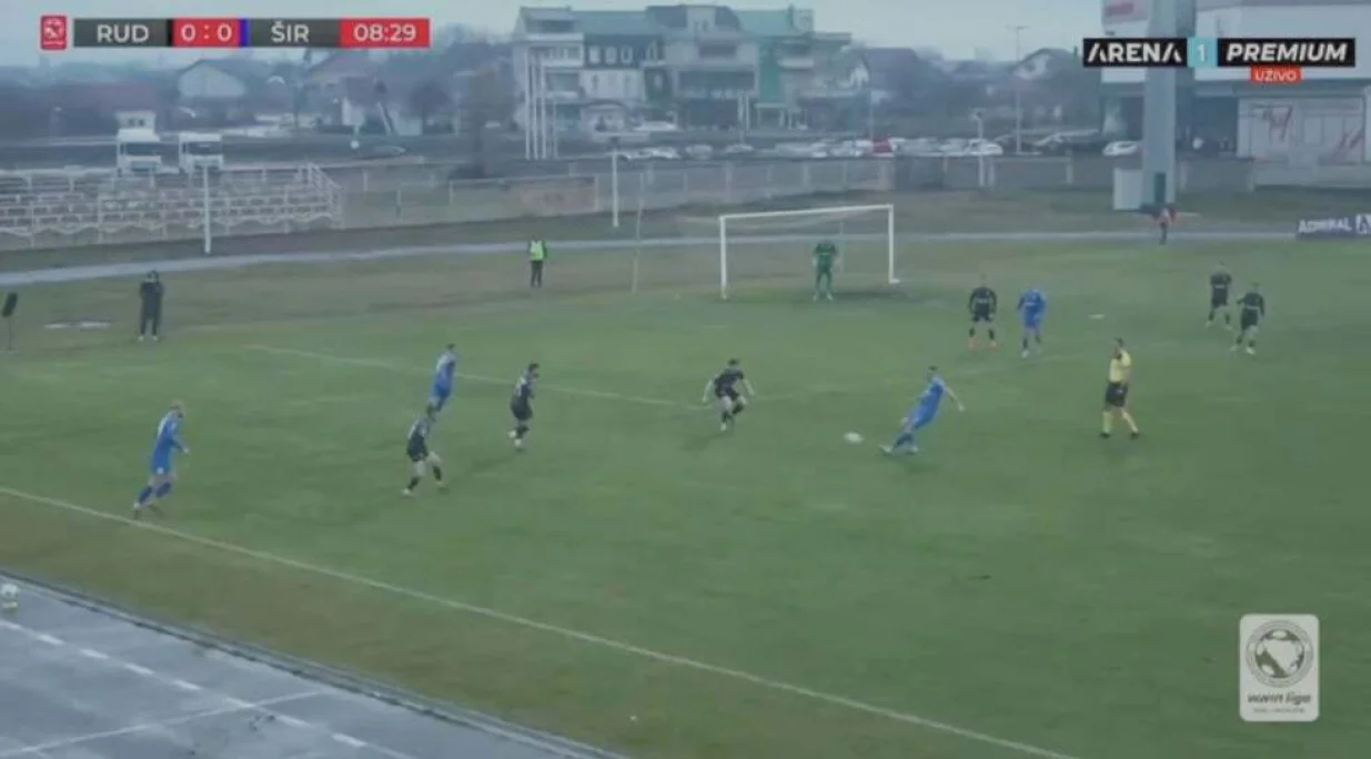 &Scaron;iroki Brijeg poveo u Prijedoru protiv Rudara (FOTO: Screenshot/Arenasport)/Foto: 