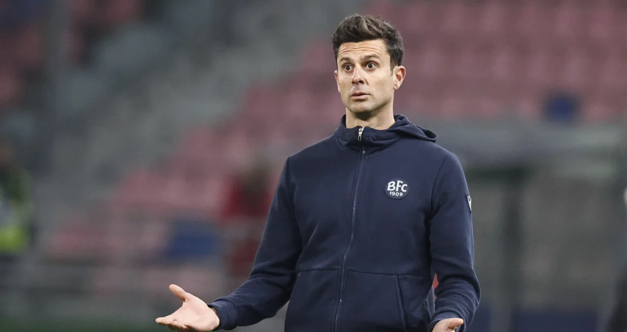epa10397175 Bologna's coach Thiago Motta during the Italian Serie A soccer match Bologna FC vs Atalanta BC at Renato Dall'Ara stadium in Bologna, Italy, 9 January 2023. EPA/ELISABETTA BARACCHI/Foto: Elisabetta Baracchi