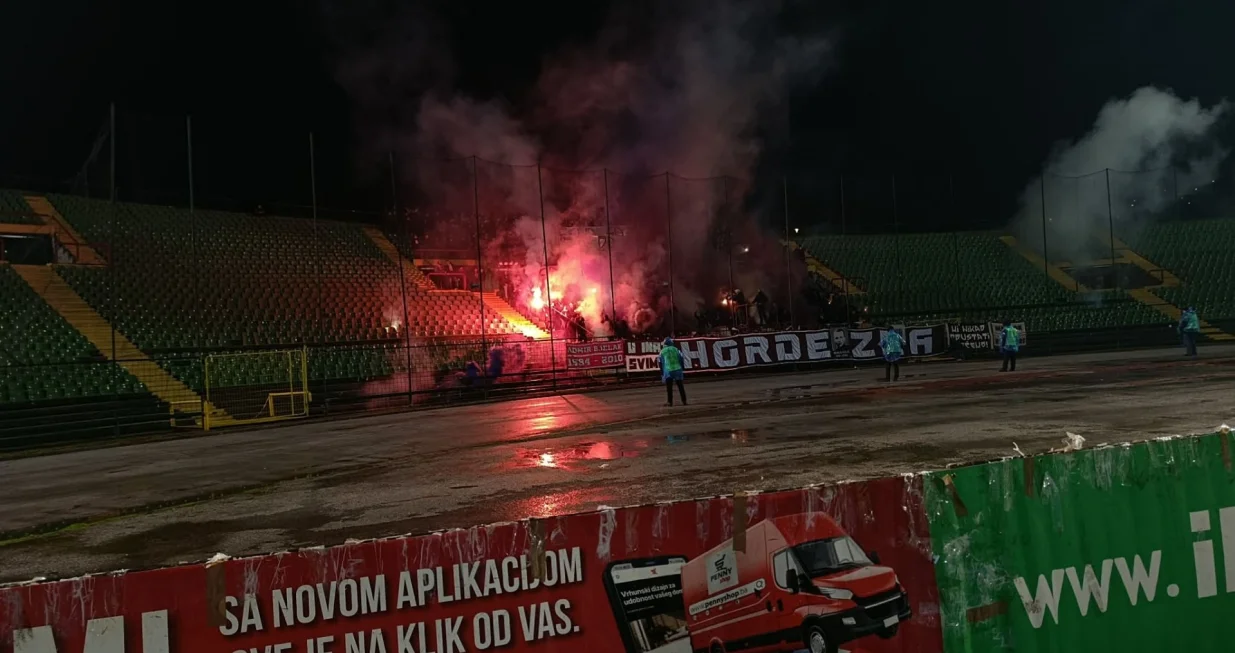 Slavlje navijača Sarajeva/Foto: 