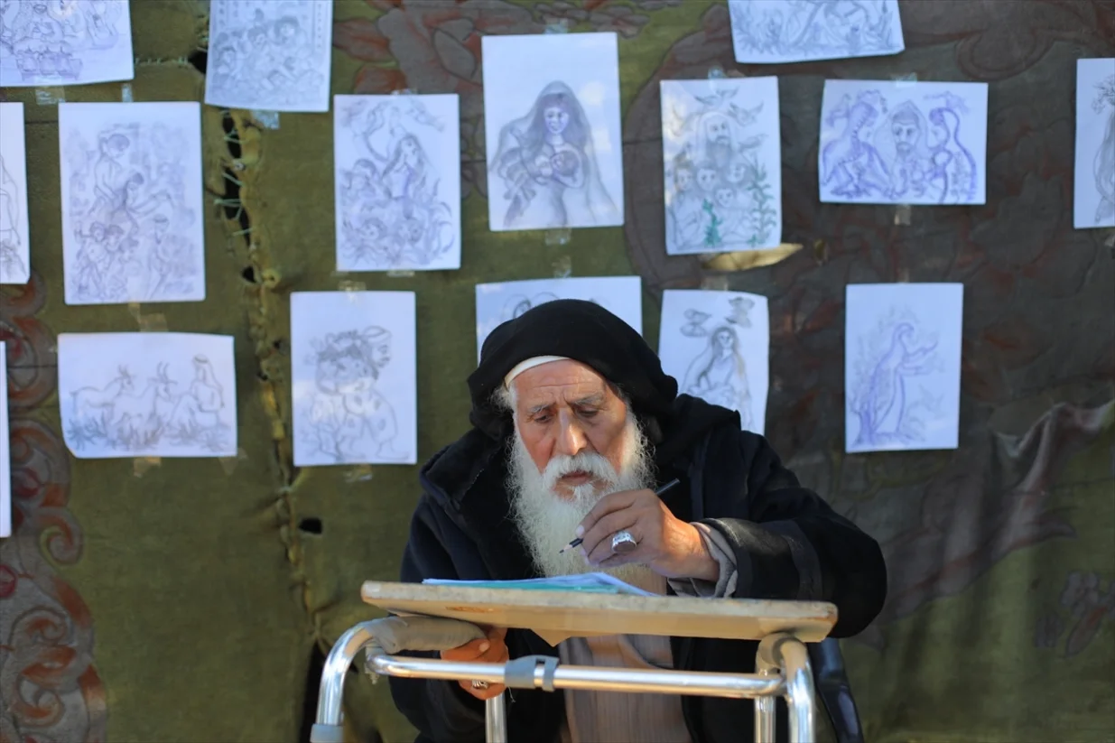 80-godi&scaron;nji palestinski umjetnik Mohammed Abduljalil Zemlut/Hassan Jedi