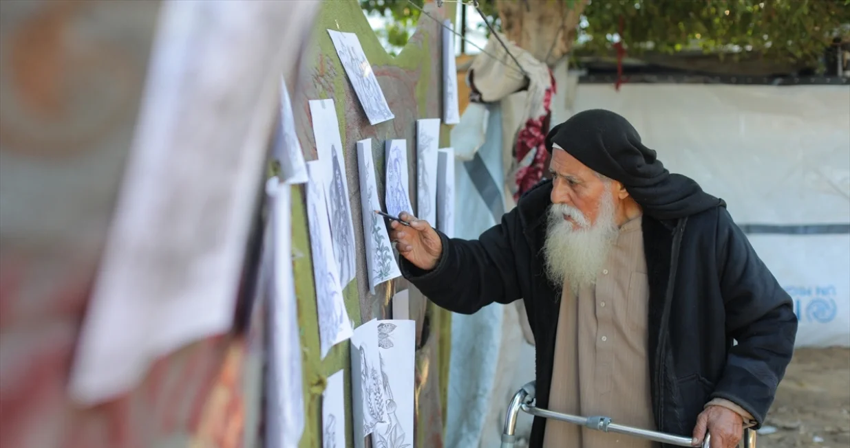 80-godi&scaron;nji palestinski umjetnik Mohammed Abduljalil Zemlut/Hassan Jedi