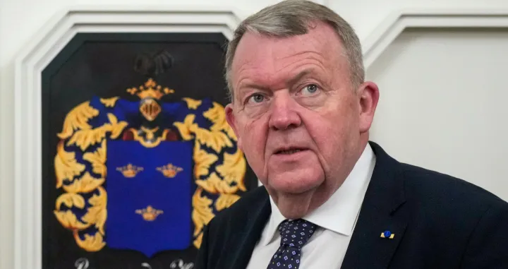 Denmark's Foreign Minister Lars Lokke Rasmussen looks on during King Frederik and Queen Mary's visit to Tallinn, Estonia, January 27, 2026. REUTERS/Ints Kalnins/Ints Kalnins
