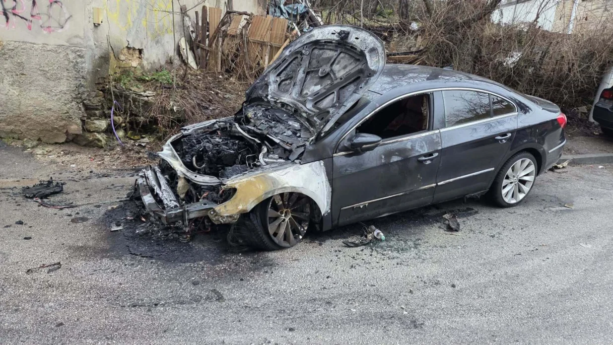 Gorica, zapaljen automobil, Passat CC, paljevina/Nedim Fetahović