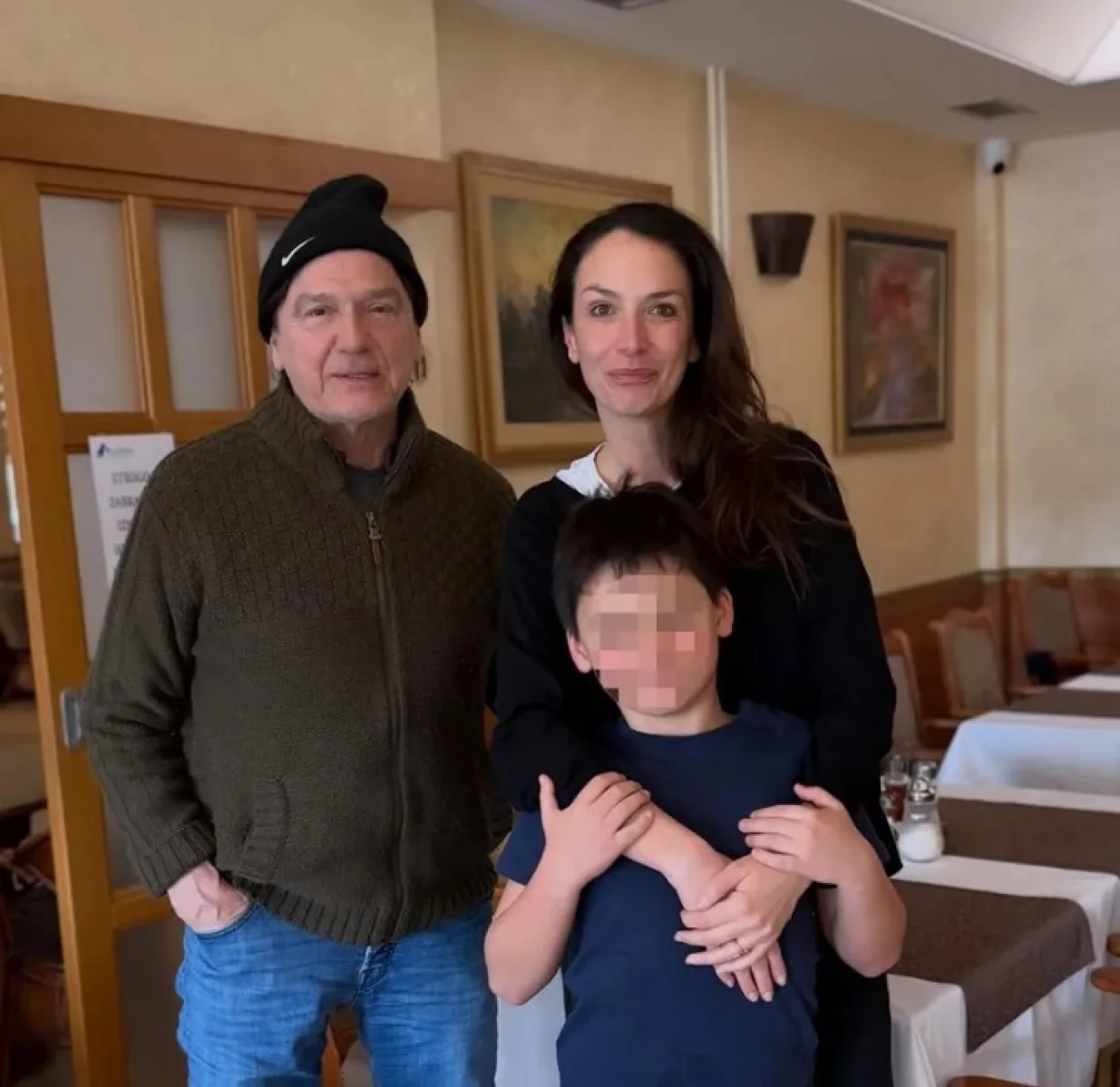 Zdravko Čolić i srbijanska glumica Marta Ćeranić/Prtsc