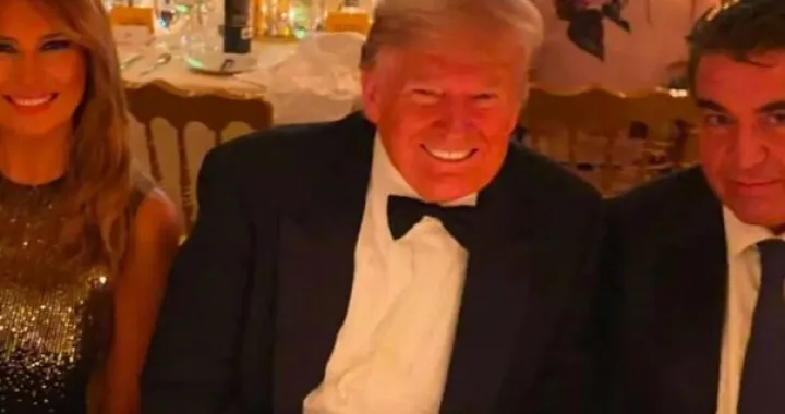 Zampolli sa bračnim parom Trump/