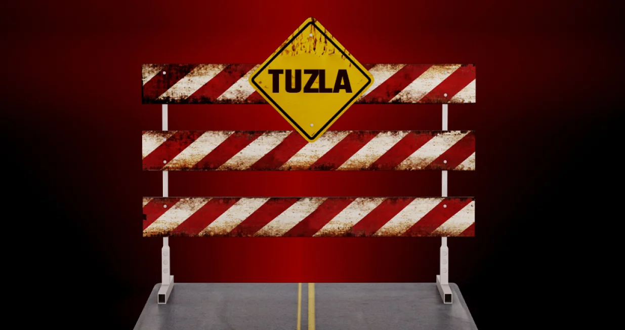 Izgradnja puteva, putevi, saobraćajnice, Tuzla, TK, vizual za kolumnu/Benjamin Krnić