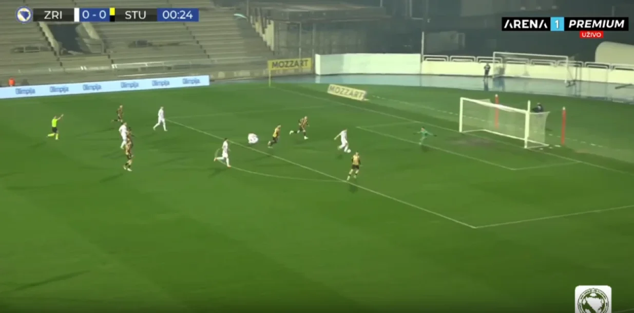 Gol Zrinsjkog za 1:0/Foto: 