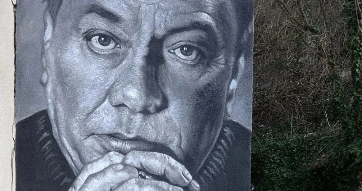 Mural posvećen Halidu Be&scaron;liću/