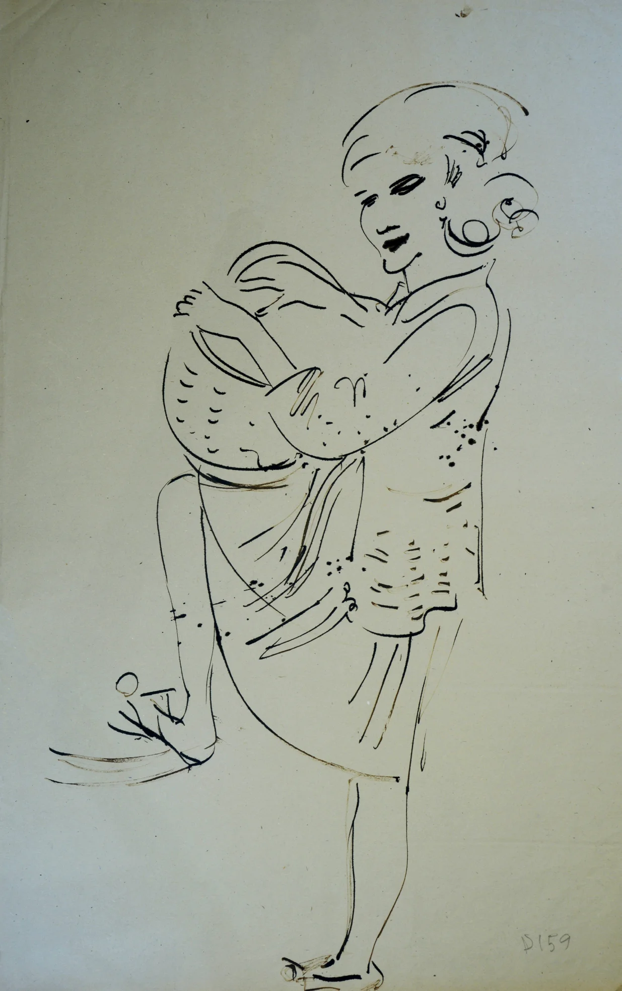 Djevojčica s ko&scaron;arom, tu&scaron;/        