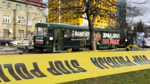 Tramvajska nesreća, tramvaj, Sarajevo, Zemaljski muzej, MUP KS, Hitna pomoć, Vatrogasci/Slađan Tomić