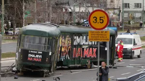 Teška tramvajska nesreća kod Zemaljskog muzeja./Senad Gubelić