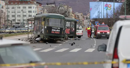 Te&scaron;ka tramvajska nesreća kod Zemaljskog muzeja./Senad Gubelić