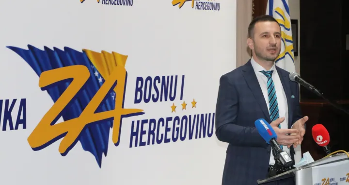 Press Semir Efendić stranka Za BiH/Didier Torche