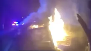 Snimak spašavanja iz automobila/