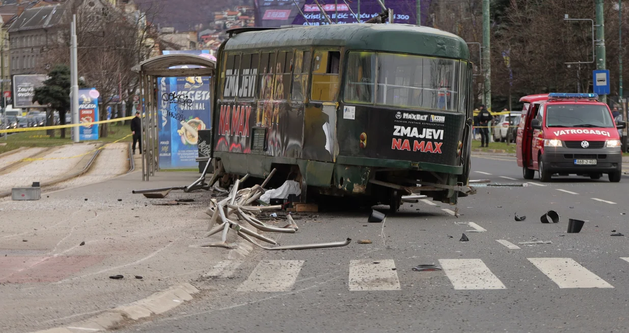 Te&scaron;ka tramvajska nesreća kod Zemaljskog muzeja./Senad Gubelić