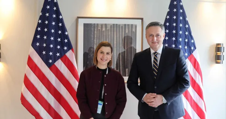 Elissa Slotkin i Denis Bećirović u Minhenu//