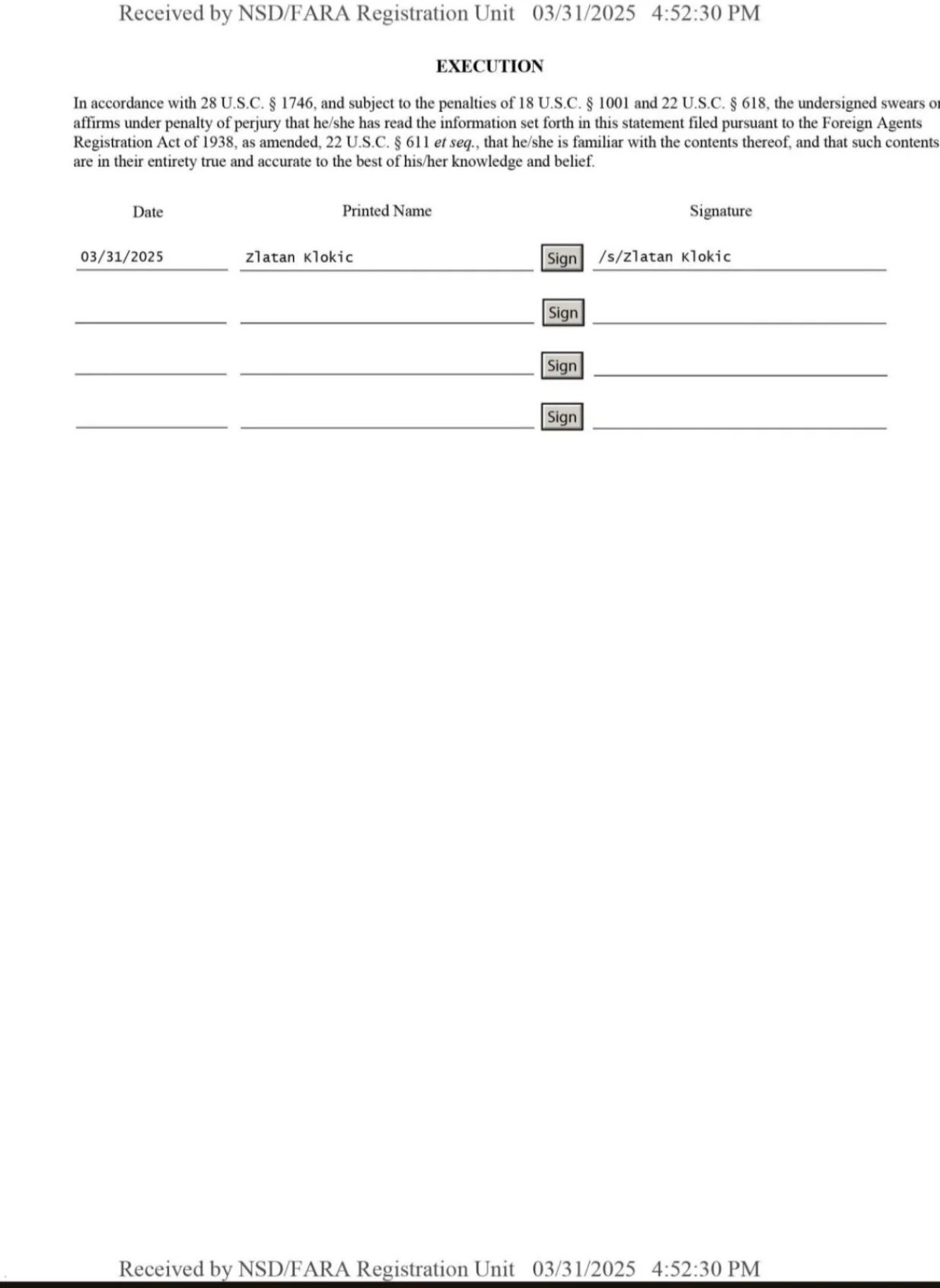 Lobistički ugovor RS-a/