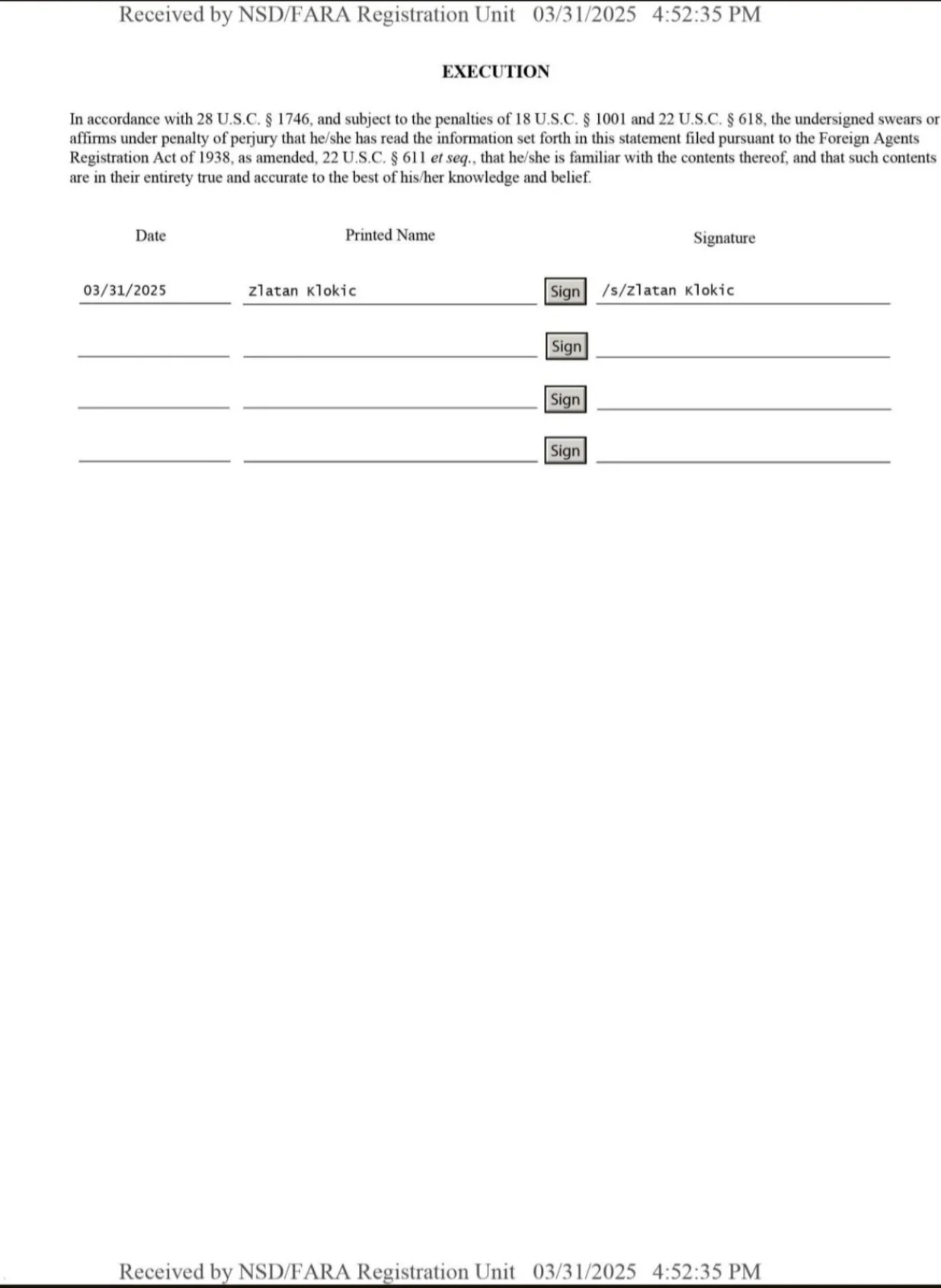 Lobistički ugovor RS-a/