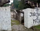 oskrnavljeno partizansko groblje, mostar/