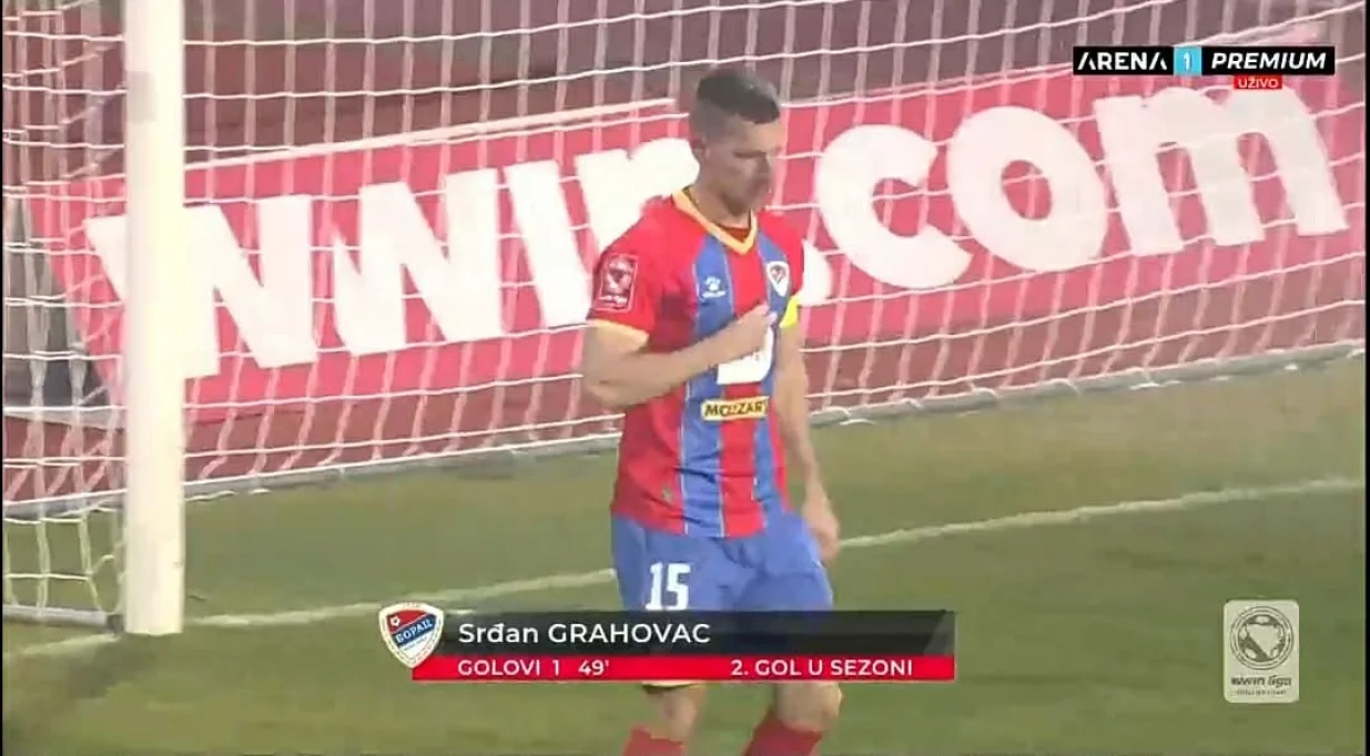 Borac - Zrinjski/Foto: 